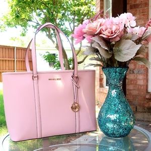 Michael Kors Sady large top zip leather tote